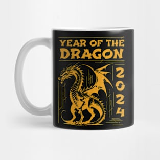 Year of The Dragon 2024 Lunar New Year Chinese New Year 2024 Mug